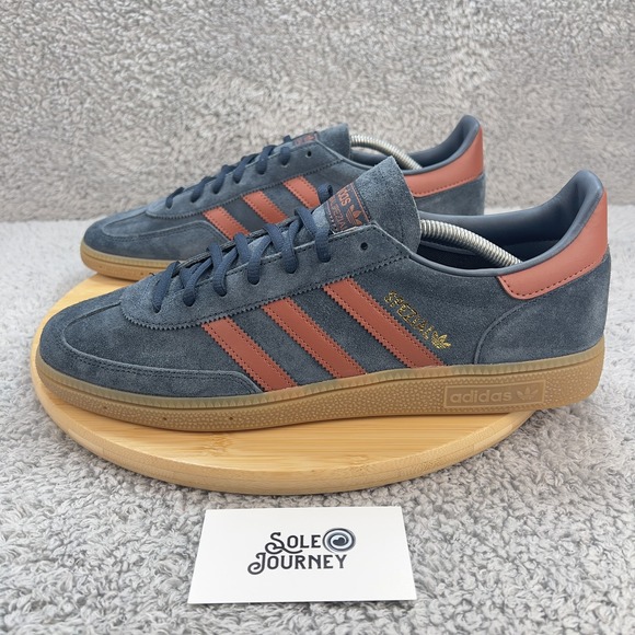 adidas Other - Adidas Handball Spezial Shoes Mens 12 Blue Gum Suede Leather Retro JH5436